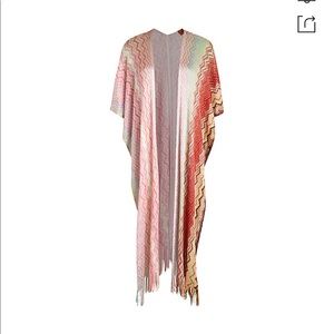 NWT Missoni Chevron Printed Midi Cardigan